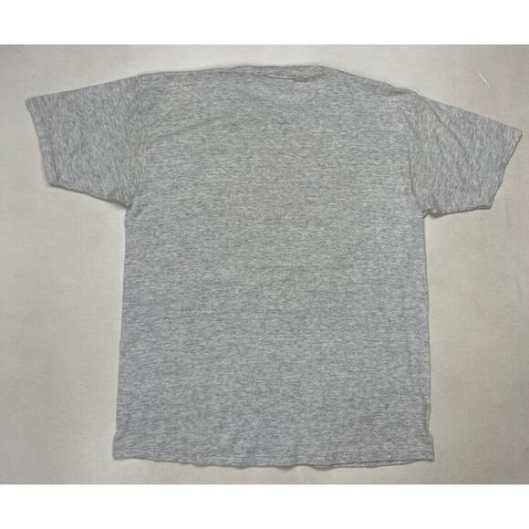 VINTAGE Tennis Conference New York 1991 Graphic T-shirt Men XL Gray NYC 90s - Picture 3 of 5